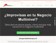 Tablet Screenshot of multinivelparati.com